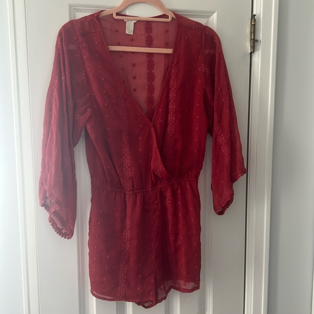 Red romper